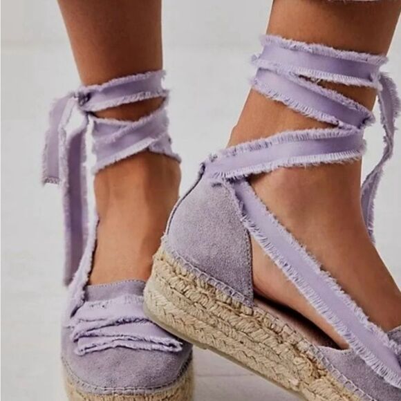 New Free People Destino Espadrille Platforms Size 40 - Picture 2 of 16